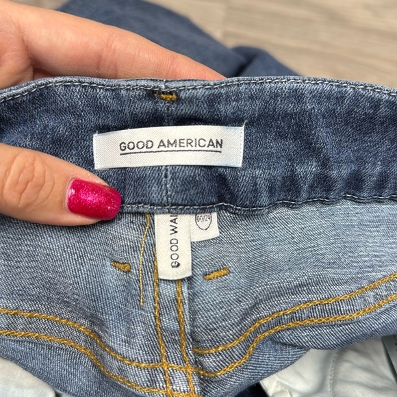 Good American blue denim skinny jeans size 00 - Picture 3 of 11